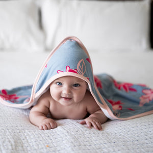 Tiare Breeze Hooded Towel and Wash Cloth Set