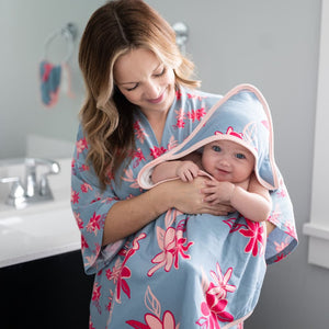 Tiare Breeze Hooded Towel and Wash Cloth Set