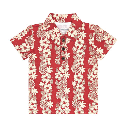 Vintage Aloha Bamboo Polo Shirt