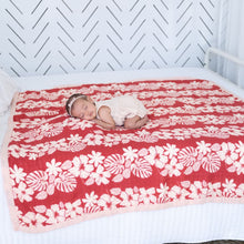 Vintage Aloha Hawaiian Bamboo and Cotton blend Quilt