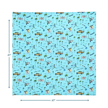 We Go Holoholo Hawaiian Aloha Theme Bamboo Cotton blend Blanket