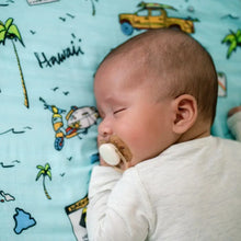 We Go Holoholo Hawaiian Aloha Theme Bamboo Cotton blend Blanket