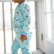 We Go Holoholo Long Sleeve Kids Two-Piece Pajama Set