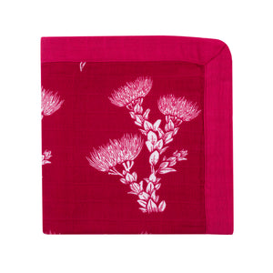 ʻŌhiʻa Lehua Soft Bamboo Baby Security Blanket