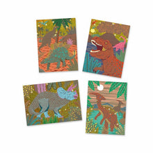 Dinosaurs Gold Metallic Scratch Cards