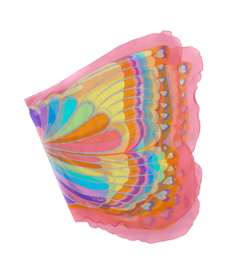 Pink Rainbow Butterfly Wings