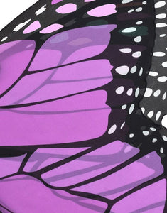 Purple Monarch Butterfly Fantasy Wings with Glitter