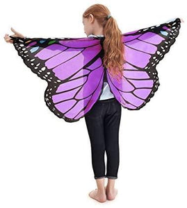 Purple Monarch Butterfly Fantasy Wings with Glitter