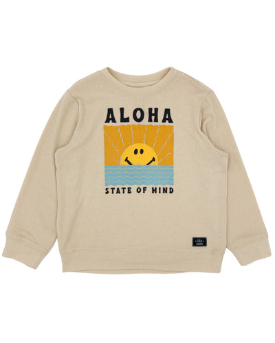 Aloha State of Mind Hacci Pullover in Stone