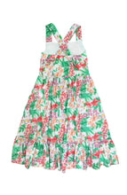 Coastline Dress in Floral on White