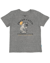 3yrs, 4yrs, 8yrs Fresh Catch Vintage Tee in Heather Gray