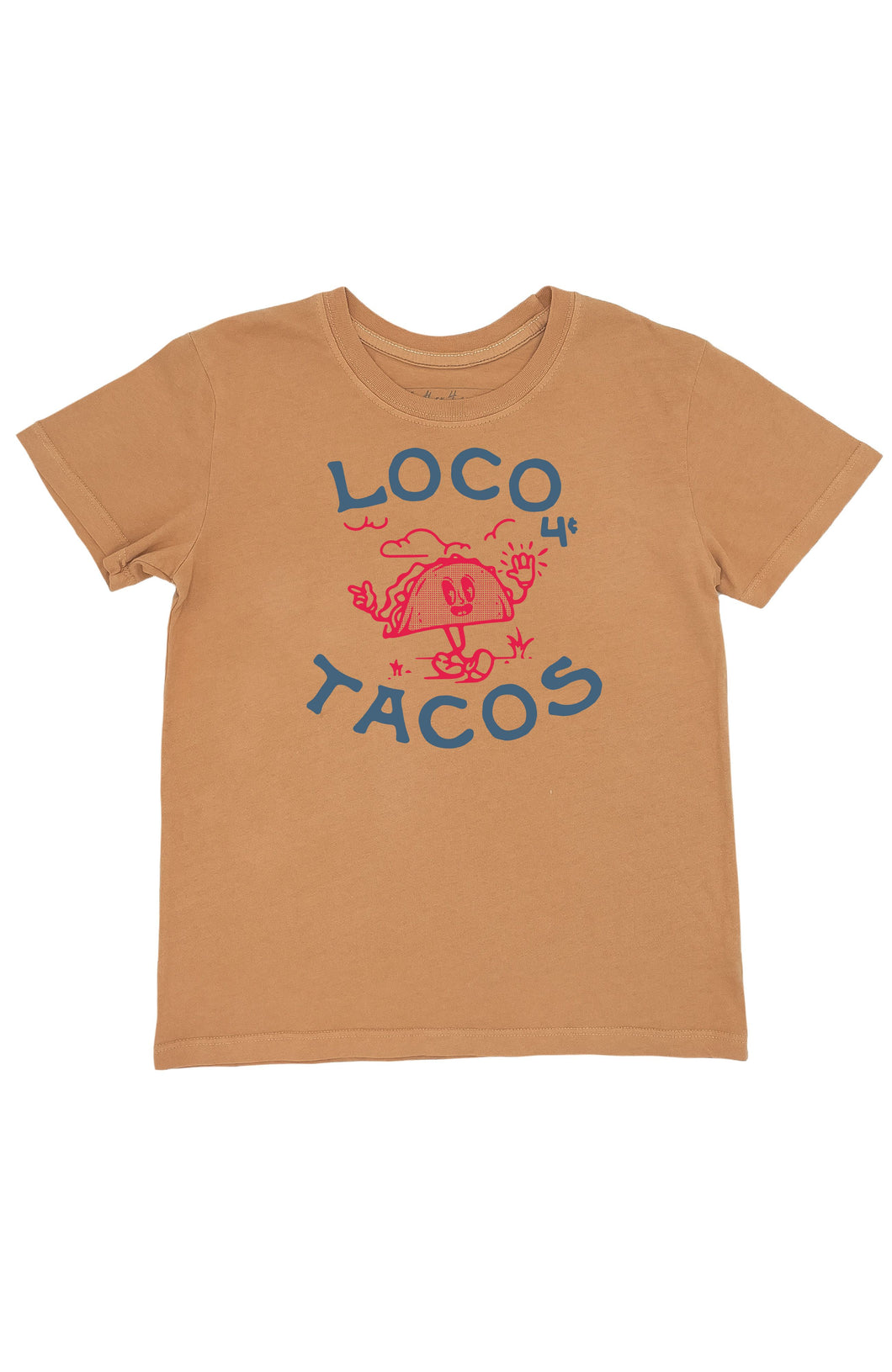 5yrs Loco for Tacos Vintage Tee in Apricot