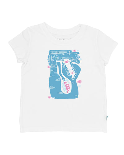 18mos - Mermaid Everyday Tee in White