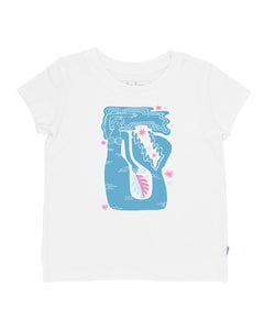 18mos - Mermaid Everyday Tee in White