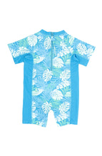 Beach Daze Short Sleeve Baby Rashsuit in Blue Grotto