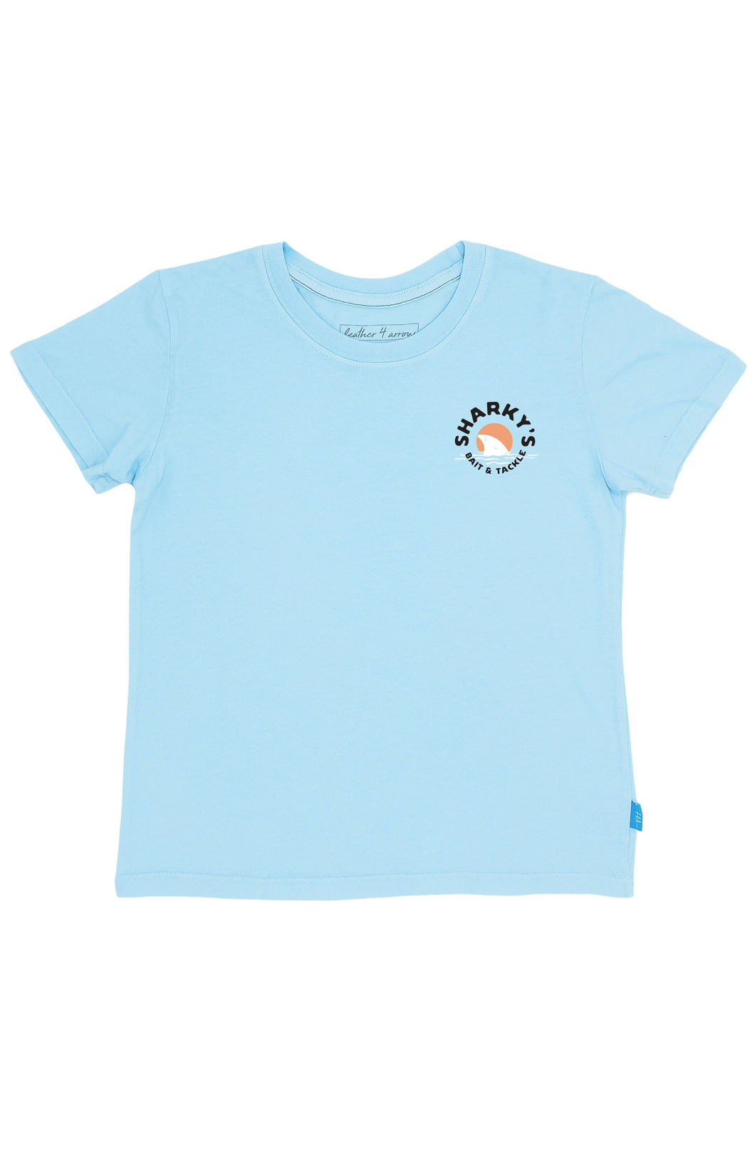 18mos, 4yrs, 6yrs, 8yrs Sharky’s Vintage Tee in Crystal Blue