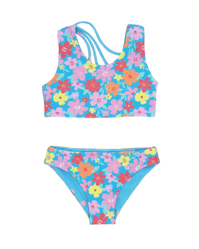 2yrs REVERSIBLE Summer Sun Bikini in Blue Grotto