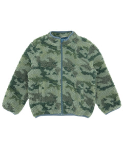 Throwback Polar Fleece Jacket in Camo