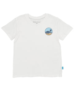 5yrs Wave Nomad Vintage Tee in White