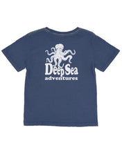 Deep Sea Adventures Vintage Tee in Navy
