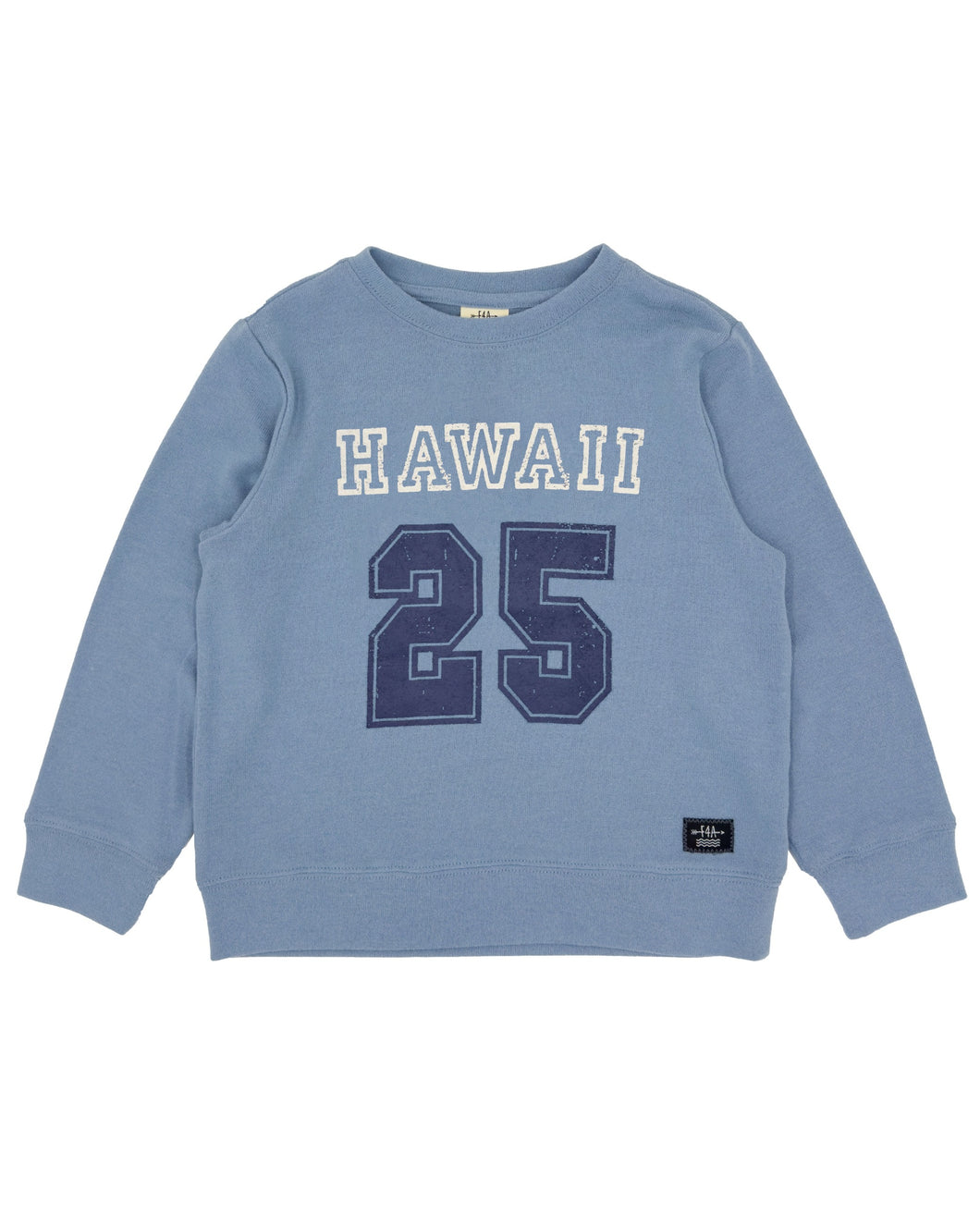 Hawaii Hacci Pullover in Faded Denim