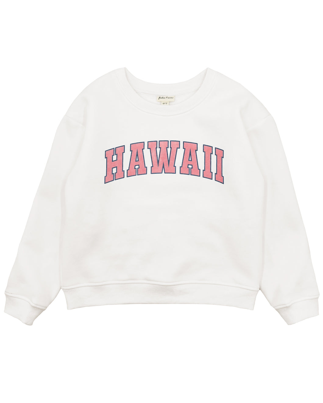 Hawaii Oversized Sweatshirt in Ivory