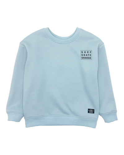 Ryder Stoked Sweatshirt in Sterling Blue