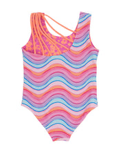 Summer Sun Reversible One-Piece in Magenta Punch