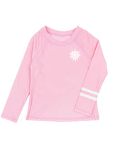 3yrs, 5yrs Stay Golden Long Sleeve Rash Guard Top in Fairy Tale Pink