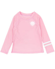 3yrs, 5yrs Stay Golden Long Sleeve Rash Guard Top in Fairy Tale Pink