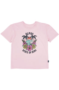 Aloha State of Mind Billie Tee in Pink Marshmallow