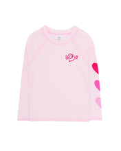 Surf Babe Long Sleeve Rash Guard in Pink Marshmallow