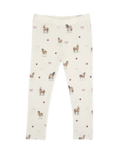 Ava Horse Hacci Set in Ivory
