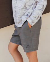 Buckle Up Hybrid Walk Short in Smoked Grey