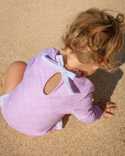 Coastal Cutie One-Piece Rashguard in Pop Pink