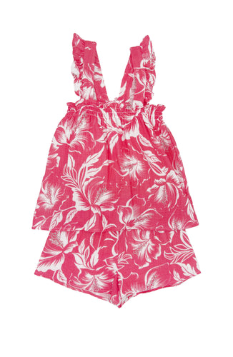 Escape Set in Hot Coral