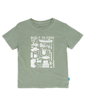Fishing Adventure Vintage Tee in Lily Pad