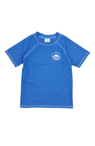 5yrs Icon Short Sleeve Rash Guard Top in Marina Blue