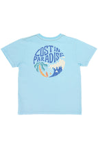 18-24mos Lost in Paradise Vintage Tee in Crystal Blue