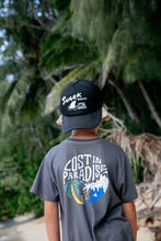 Lost in Paradise Vintage Tee in Lava Rock