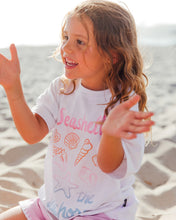 Oversized Tee with Seashells