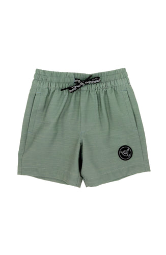 Seafarer Hybrid Walk Short in Lily Pad