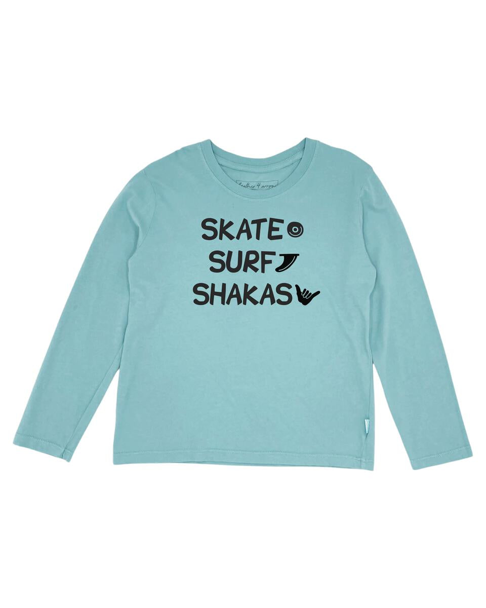 12mos, 6yrs, 8yrs - Skate Surf Shakas Long Sleeve Shirt