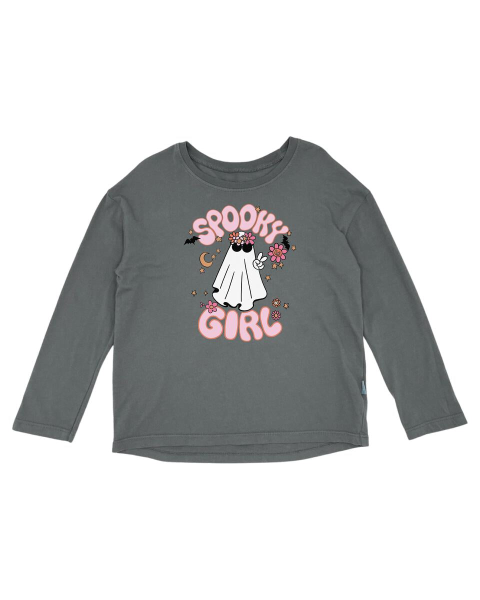 2yrs, 8yrs Spooky Girl Long Sleeve Shirt