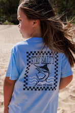 Stay Salty Vintage Tee in Crystal Blue