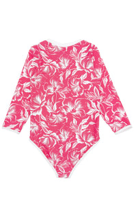 Sun Seeker Surf Suit in Hot Coral
