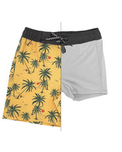 4yrs, 5yrs, 6yrs Sunset Tropics Boardshort in Buff Yellow