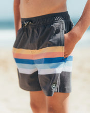 Vintage Stripe Volley Trunk in Lava Rock