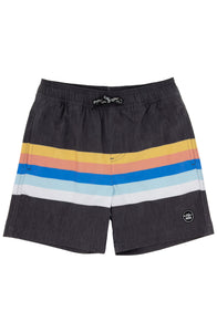 Vintage Stripe Volley Trunk in Lava Rock