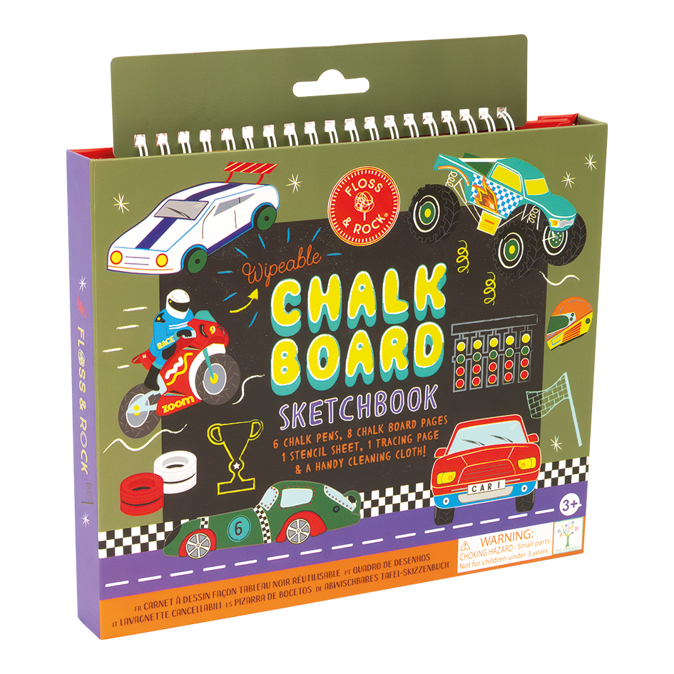 Chalkboard Sketchbook - Cars